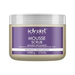 Idraet Exfoliante Cara Cuerpo Mousse Scrub Vainillacoco 500g
