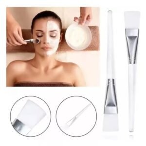 Brocha Para Mascarillas Mango Transparente