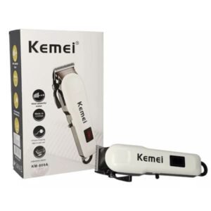 Recortadora Kemei KM-809A blanca y negra 100V/240V